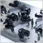 Workholding system, 4 position installation