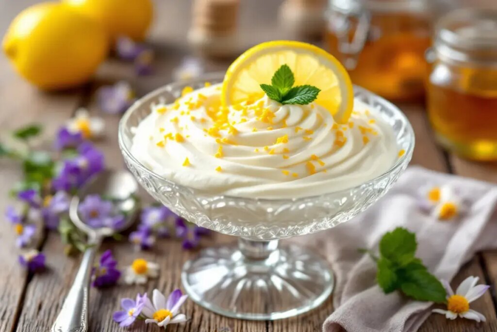 Cette recette express métamorphose un yaourt nature en mousse crémeuse et parfumée au citron (sans œufs ni gélatine).jpg