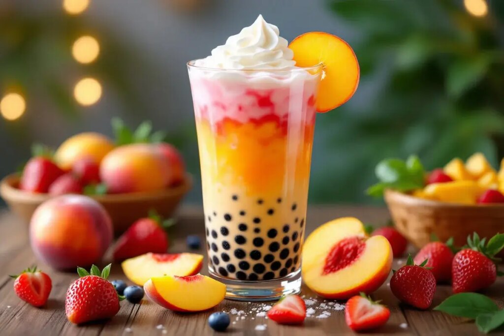Découvrez comment réussir un bubble tea maison coloré qui sublime les fruits d’été en seulement quelques minutes !.jpg