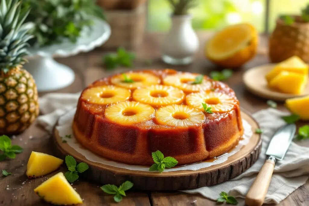 Gâteau à l’ananas fondant : cette recette simple et rapide régale tout le monde (fondante et gourmande).jpg