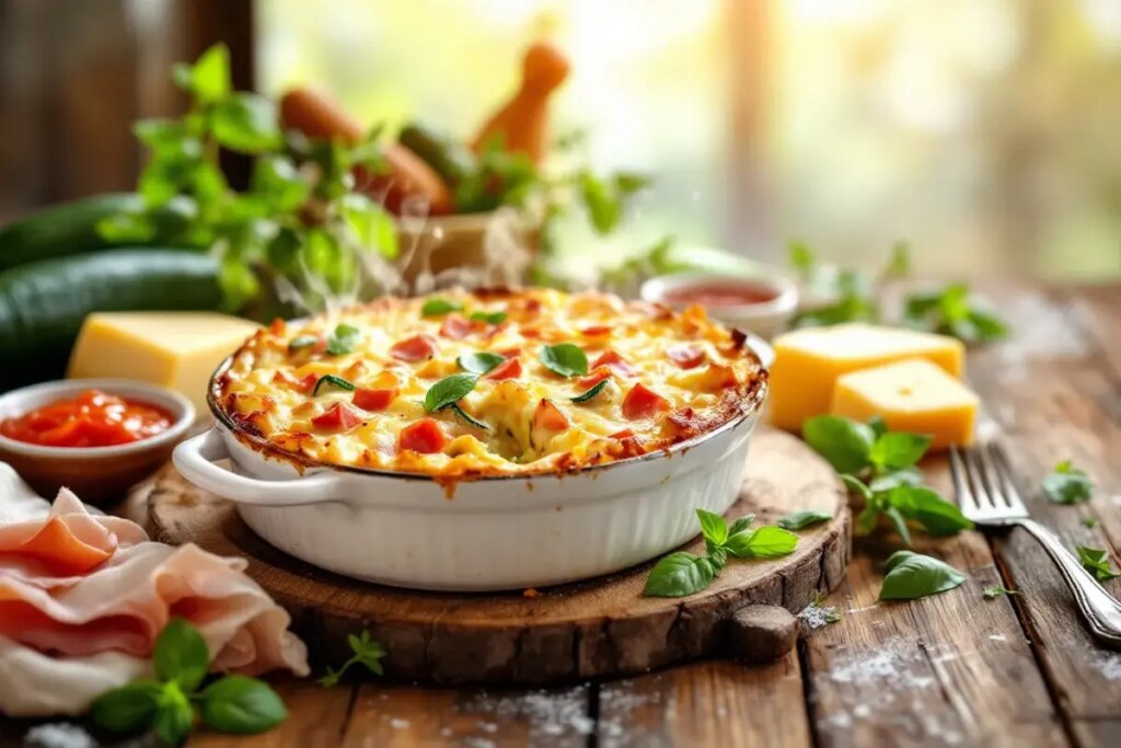 Gratin courgettes, jambon et fromage : cette recette ultra simple plaît à toute la famille (idéal pour le froid qui arrive).jpg