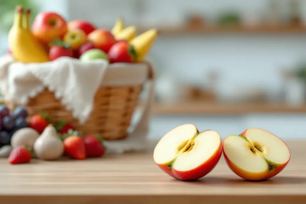 « Ma grand-mère le faisait déjà » : l’astuce de la pomme coupée qui garde les fruits frais dans le panier.jpg