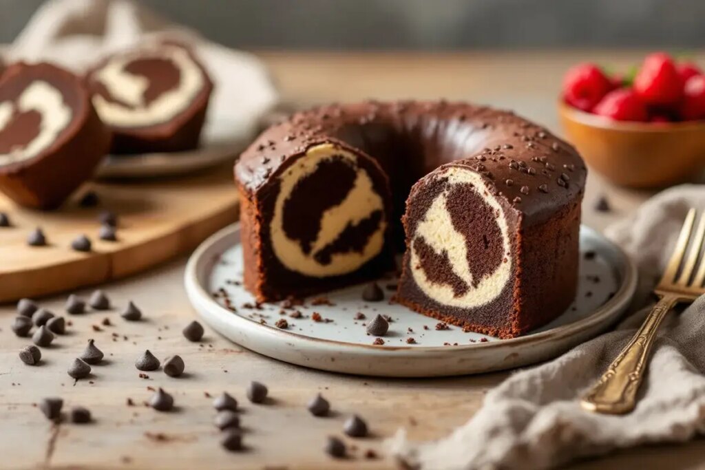 Marbré yaourt-cacao : voici la version classique de mon enfance mais en version plus légère.jpg