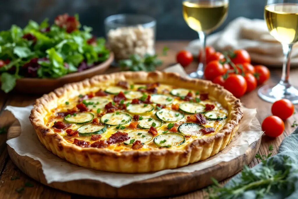 Quiche express : cette version sans pâte avec courgettes et lardons régale tout le monde.jpg